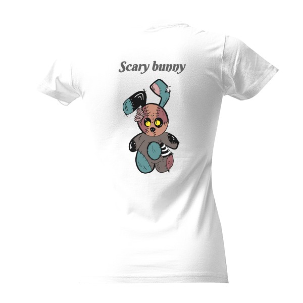 Tričko s potiskem Scary Bunny 3